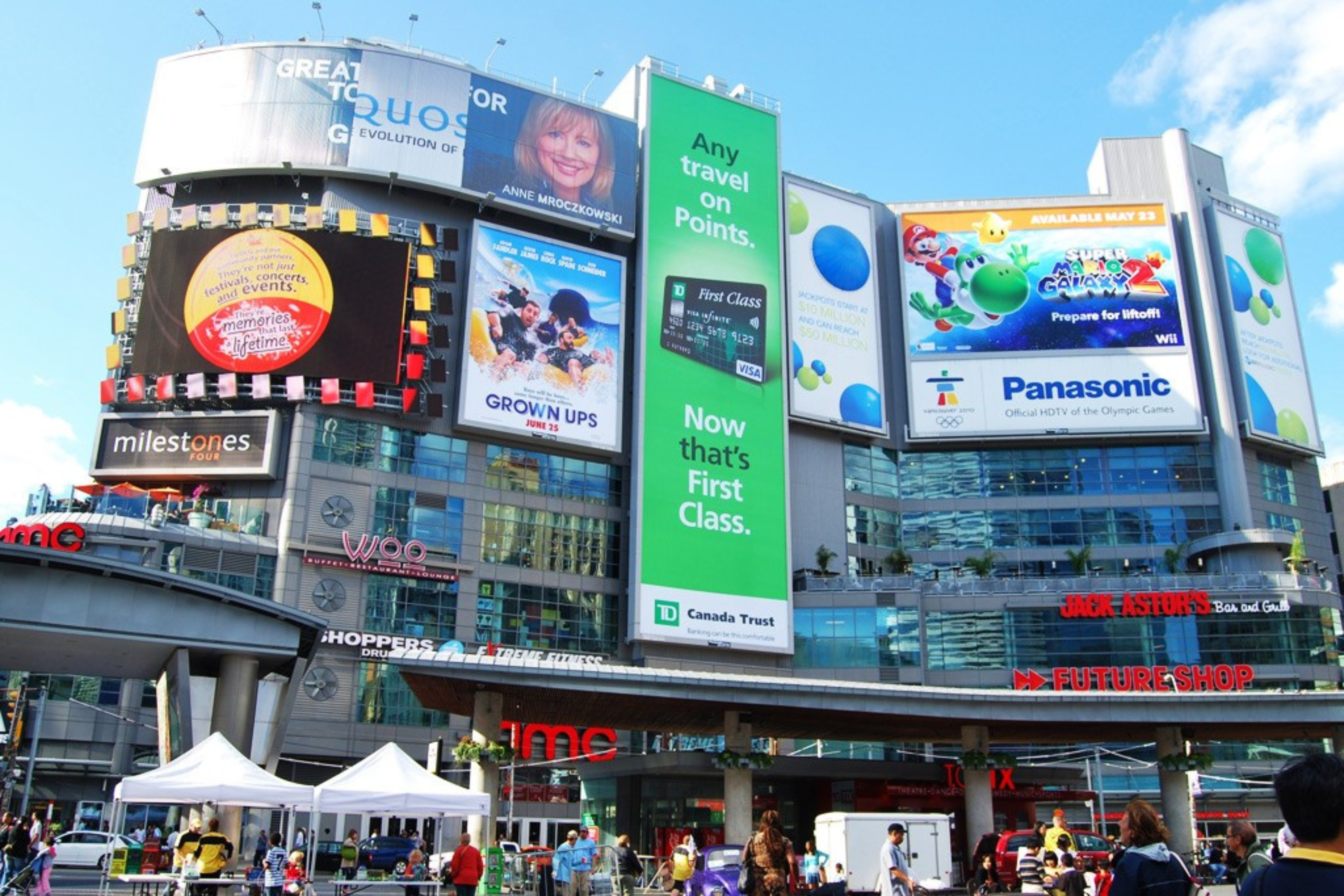 Customizable advertising poster